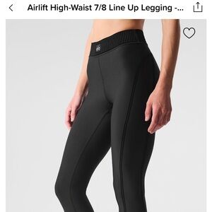 Alo Airlift High-Waist 7/8 Black Leggings